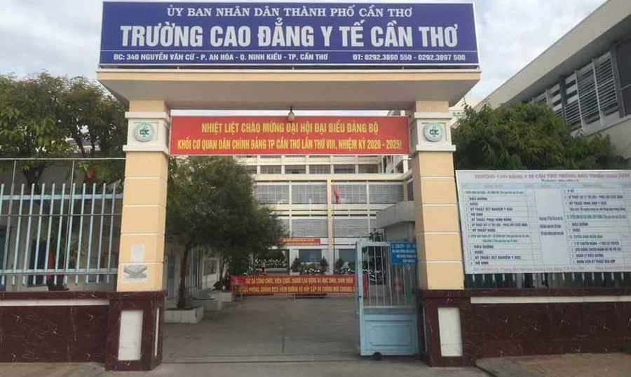 Trường CĐ Y tế Cần Thơ.