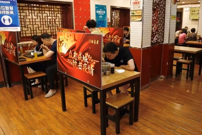 Một nhà hàng ở Trung Quốc