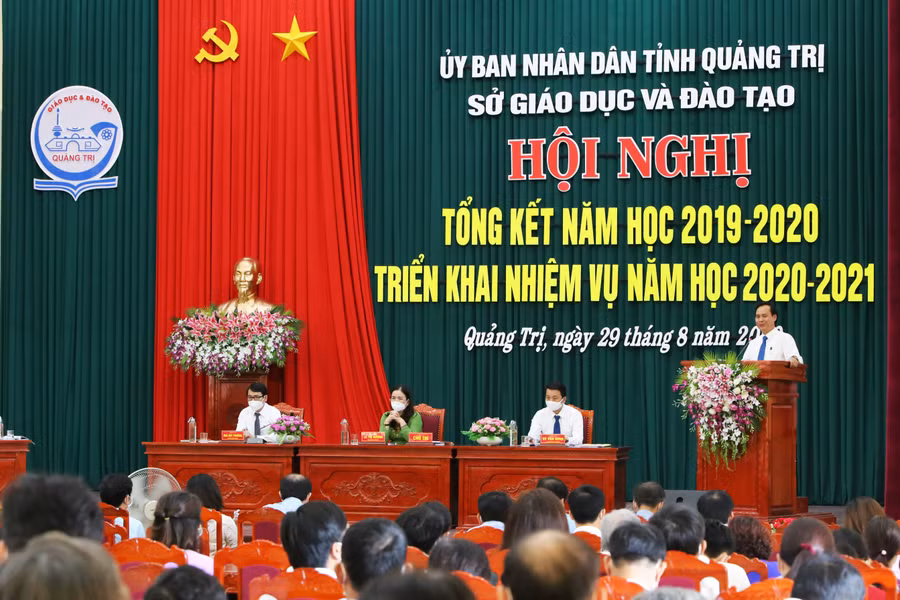 Hội nghị tổng kết năm học 2019-2020 và triển khai năm học mới của ngành GD&ĐT tỉnh Quảng Trị.