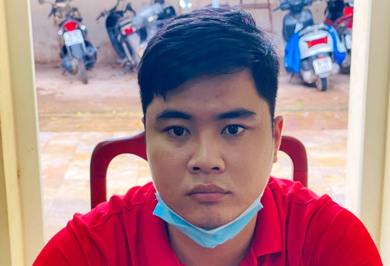 Bị can Hà Văn Hoàn. Ảnh: Công an Thanh Hóa cung cấp.