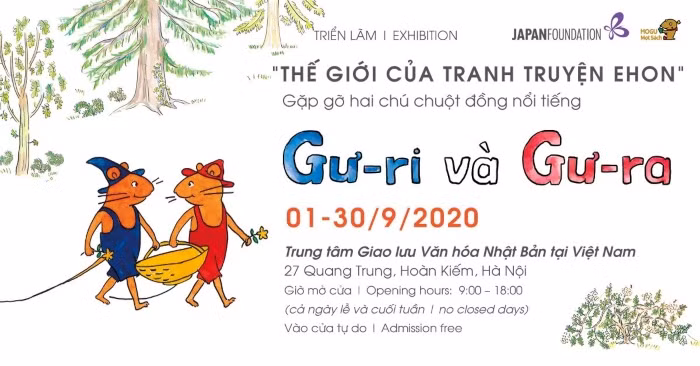 Triển lãm mở cửa tự do.