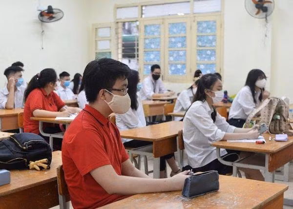 Thí sinh dự thi tốt nghiệp THPT 2020.