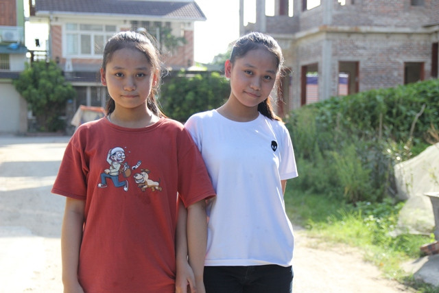 Hai chị em cùng năm trong tốp đầu của tỉnh