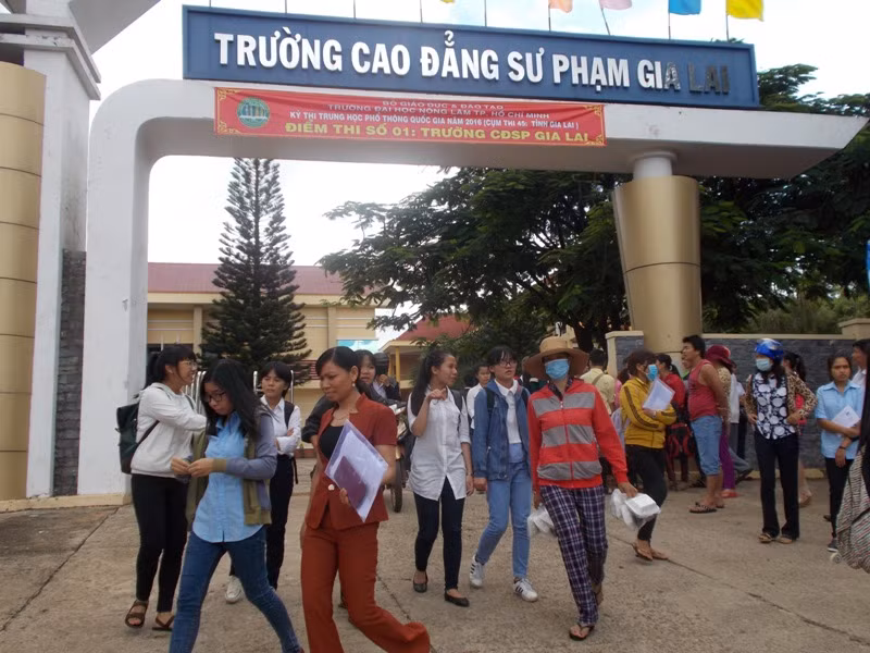  Trường CĐ Sư Phạm Gia Lai địa điểm diễn ra các môn thi