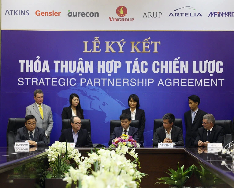 Vingroup ký thỏa thuận chiến lược với 8 đối tác xây dựng hàng đầu thế giới