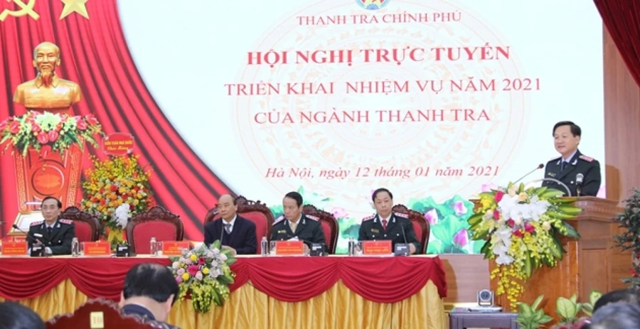 Hội nghị triển khai nhiệm vụ năm 2020 ngành Thanh tra (Ảnh: Báo Thanh tra)