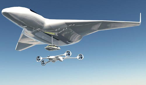 Mô hình trạm tiếp nhiên liệu trên không của RECREATE.