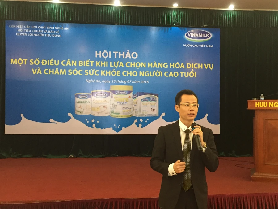 Điều cần thiết khi lựa chọn hàng hóa dịch vụ và tư vấn dinh dưỡng, chăm sóc sức khỏe cho người cao tuổi cùng Vinamilk