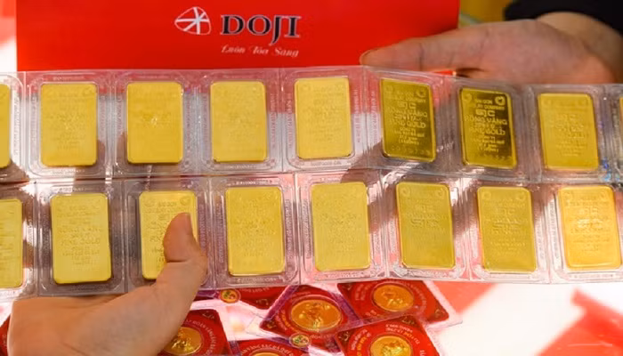 Giá vàng cuối tuần tiếp tục giảm nhẹ