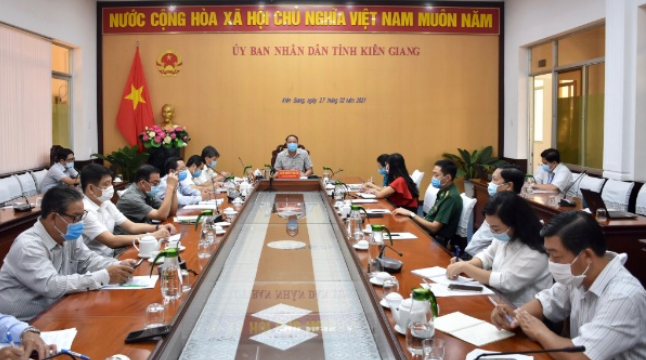 Quang cảnh cuộc họp (ảnh CTTĐT Kiên Giang).