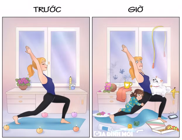 14 tranh minh họa cực chuẩn cho thấy con cái đã thay đổi cuộc sống chúng ta như thế nào 2