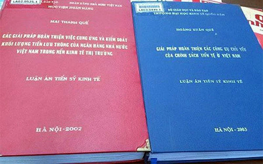 Bộ GD&ĐT khẳng định, hành vi sao chép trong luận án tiến sĩ của ông Hoàng Xuân Quế là rất rõ ràng, mức độ sao chép rất nghiêm trọng