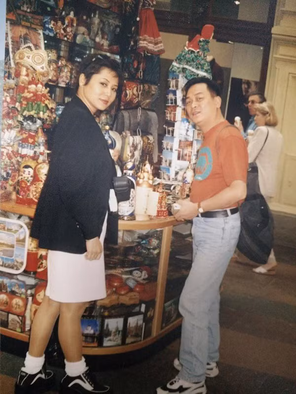 NSƯT Minh Hằng và NSND Anh Tú thời còn trẻ.