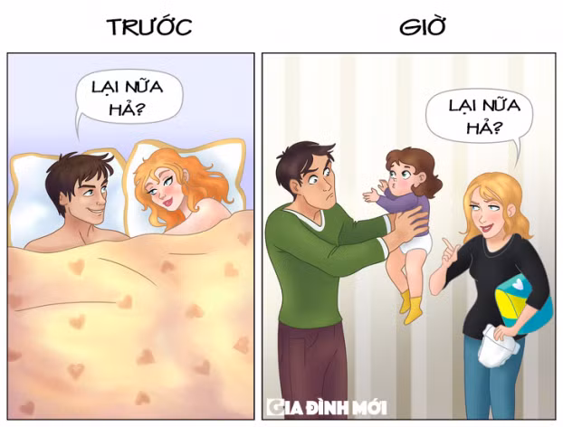 14 tranh minh họa cực chuẩn cho thấy con cái đã thay đổi cuộc sống chúng ta như thế nào 4