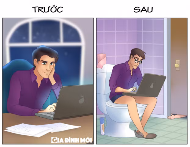 14 tranh minh họa cực chuẩn cho thấy con cái đã thay đổi cuộc sống chúng ta như thế nào 10