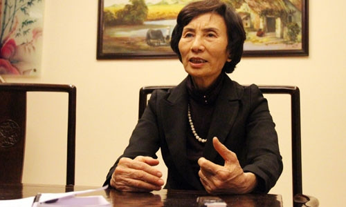 PGS.TS Bùi Thị An - nguyên Đại biểu Quốc hội TP Hà Nội khóa XIII