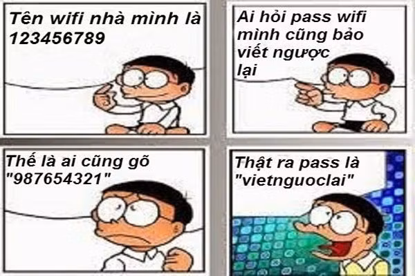 Những mật khẩu wifi chất nhất quả đất