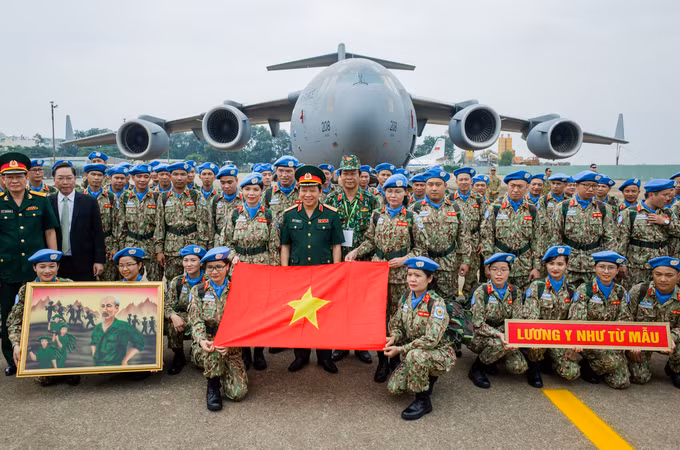 Lực lượng gìn giữ hòa bình Việt Nam xuất quân làm nhiệm vụ quốc tế