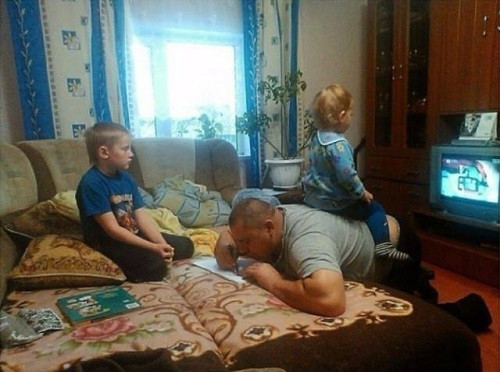 Làm bố thật khó.