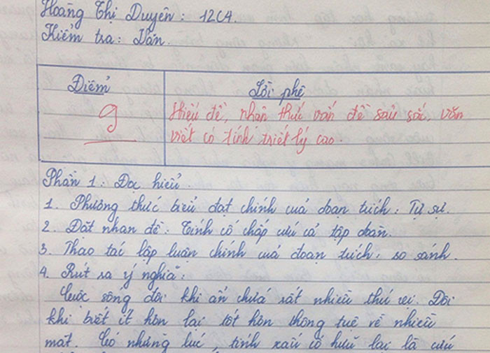 Bai Van 9 diem cua nu sinh Nghe An ban ve cau noi cua ty phu Bill Gates hinh anh 1