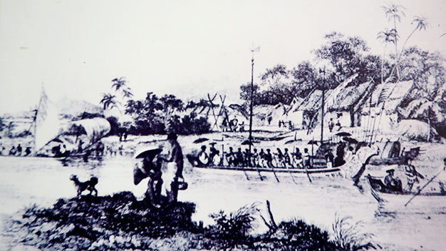 Một làng ở phía Nam đèo Hải Vân xưa Một làng ở phía Nam đèo Hải Vân xưa