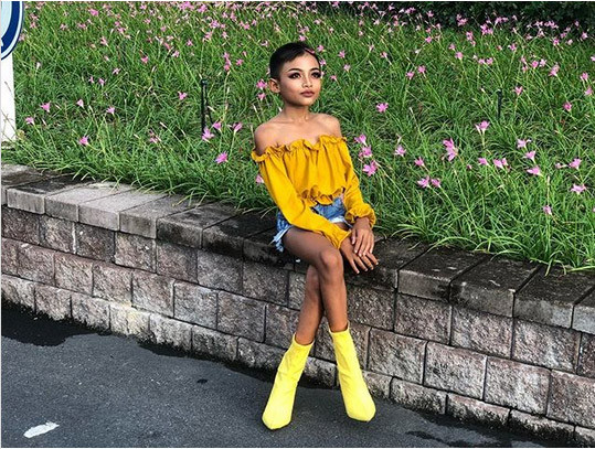 cau be 12 tuoi gia gai gay sot, ai biet duoc gioi tinh cung deu soc hinh anh 12