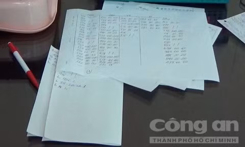  Tang vật thu được của đường dây thầu đề 