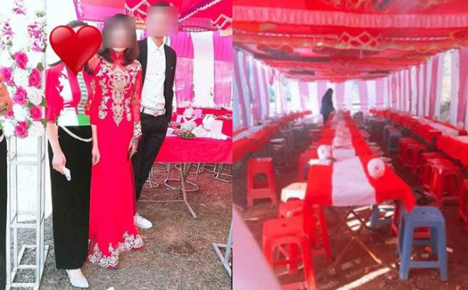 Gia cảnh éo le của 19 tuổi xinh đẹp ôm tiền mừng cưới bỏ trốn ảnh 1 Hình ảnh cặp đôi trong ngày tổ chức lễ ăn hỏi.