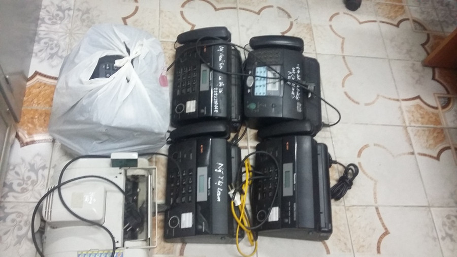 Số lượng máy Fax là tang vật chuyên án