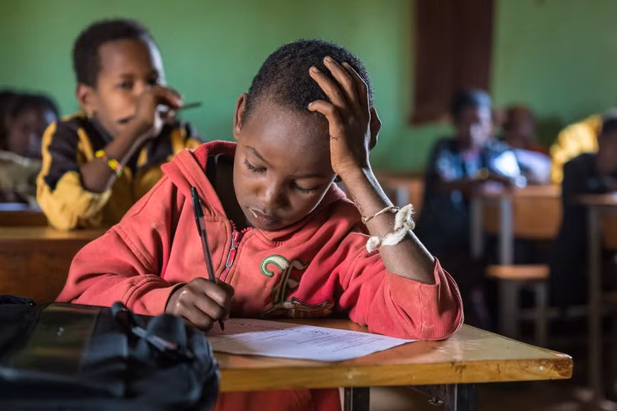 Tại Ethiopia, lượng mưa có tác động lớn đến khả năng học tập của trẻ