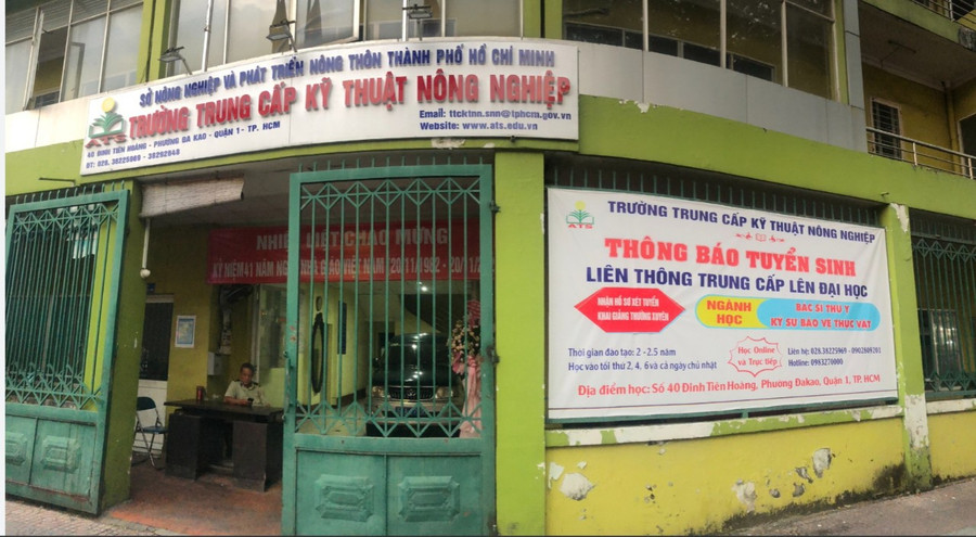 Cơ sở của Trường TC Kỹ thuật Nông nghiệp.