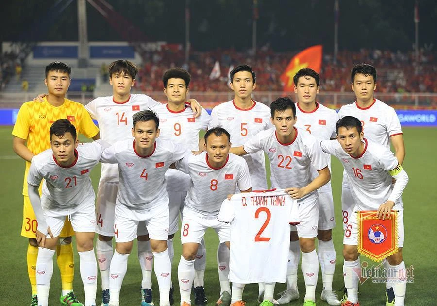 ​U23 Việt Nam với nòng cốt là U22 vừa giành HCV SEA Games 30. Ảnh: SN.