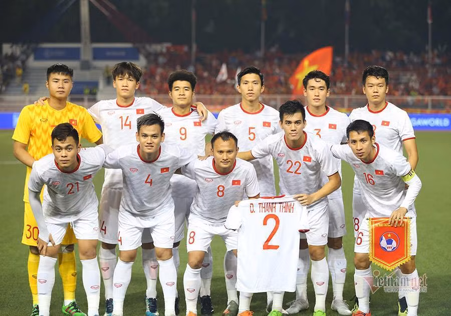 ​U23 Việt Nam với nòng cốt là U22 vừa giành HCV SEA Games 30. Ảnh: SN.