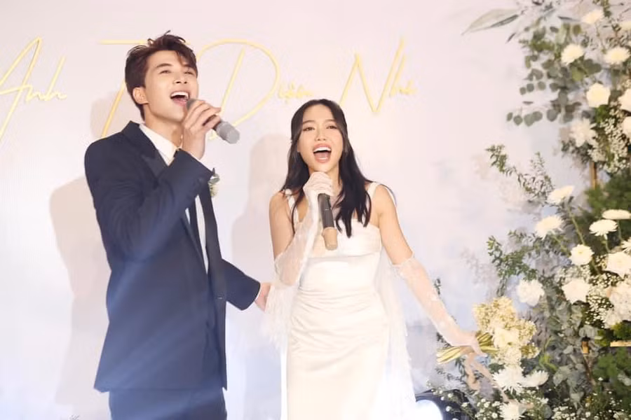 Diệu Nhi và Anh Tú 'gục ngã' sau đám cưới tại Hà Nội ảnh 8