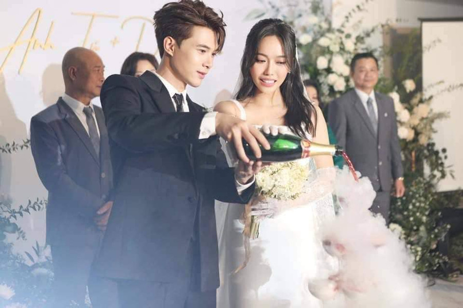 Diệu Nhi và Anh Tú 'gục ngã' sau đám cưới tại Hà Nội ảnh 7 Diệu Nhi và Anh Tú 'gục ngã' sau đám cưới tại Hà Nội ảnh 7