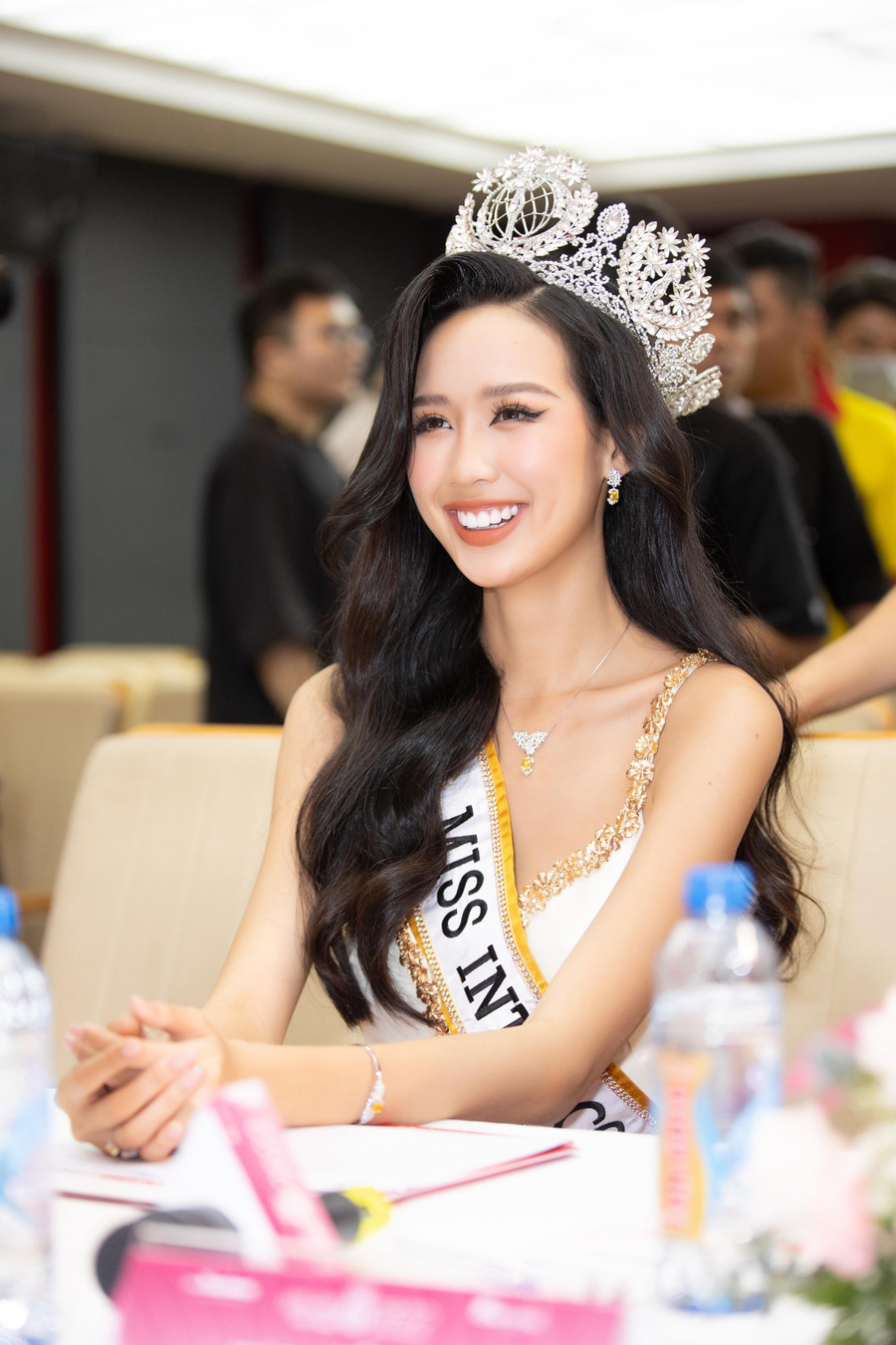 Hoa hậu Bảo Ngọc tại sơ khảo phía Nam Hoa hậu Việt Nam 2020.