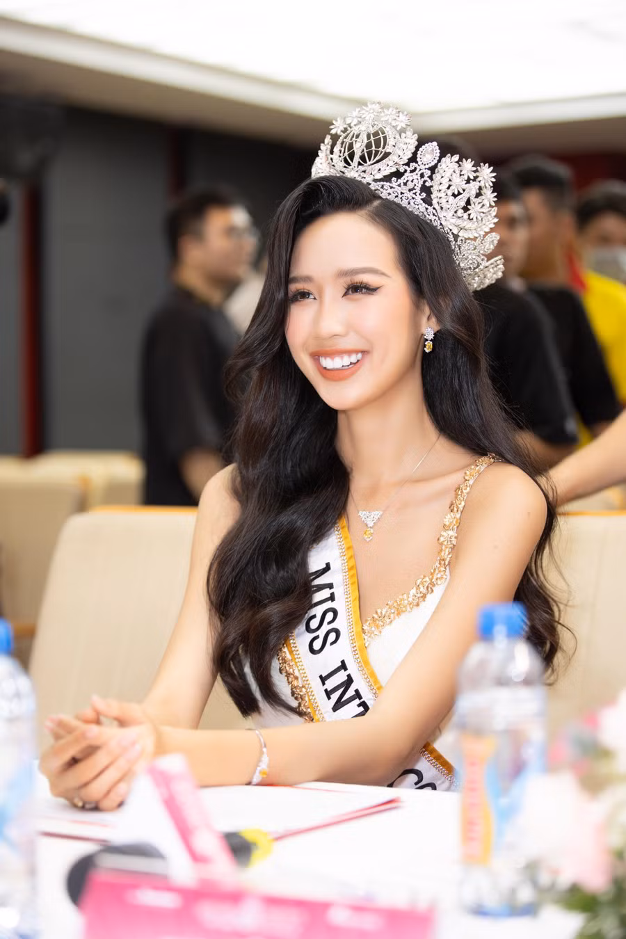 Hoa hậu Bảo Ngọc tại sơ khảo phía Nam Hoa hậu Việt Nam 2020.