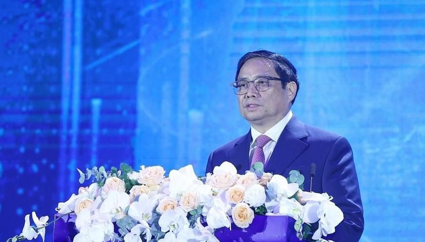 Thủ tướng Chính phủ Phạm Minh Chính phát biểu tại buổi lễ.