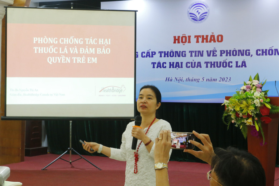 Ths. BS Nguyễn Thị An – Giám đốc Tổ chức HealthBridge Canada tại Việt Nam.