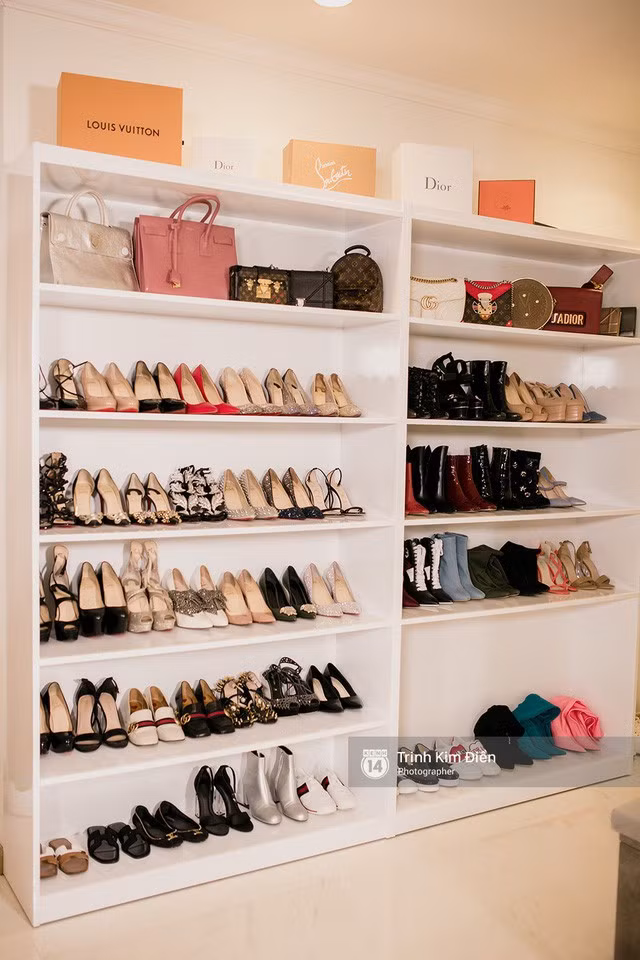 Căn hộ của Hoa hậu Việt duy nhất có tên trong hội Rich Kids of Vietnam, nhìn thấy thứ trong phòng thay đồ mới sốc - Ảnh 11.