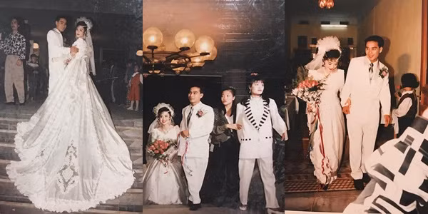 Khoe ảnh cưới thời bố mẹ em, cô gái Hải Phòng khiến dân tình trầm trồ với độ chịu chơi của đấng sinh thành-3