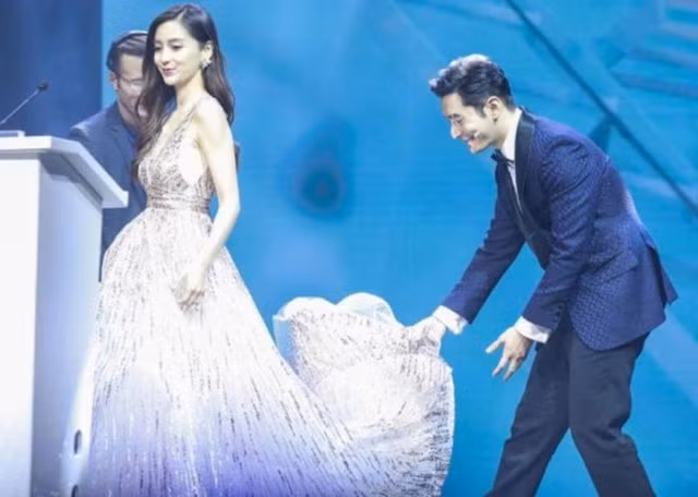 Vợ chồng Angelababy lần đầu tương tác trên mạng xã hội sau gần một năm