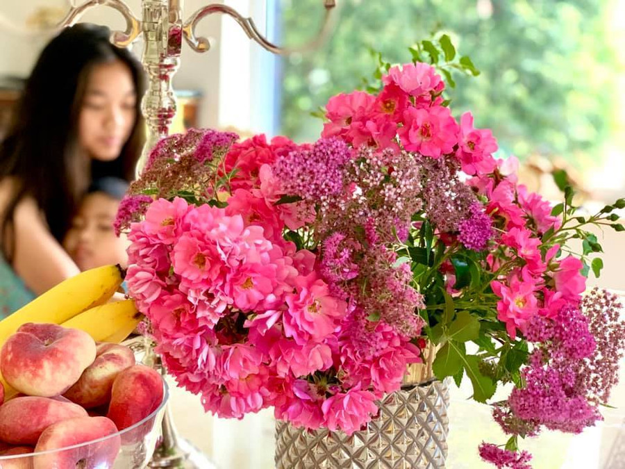 Chiêm ngưỡng khu vườn rộng 1.400m2 ngợp sắc hoa của ca sĩ Mỹ Lệ tại Đức ảnh 10 Khu vườn rộng 1.400m2 tại biệt thự Đức của ca sĩ Mỹ Lệ-12