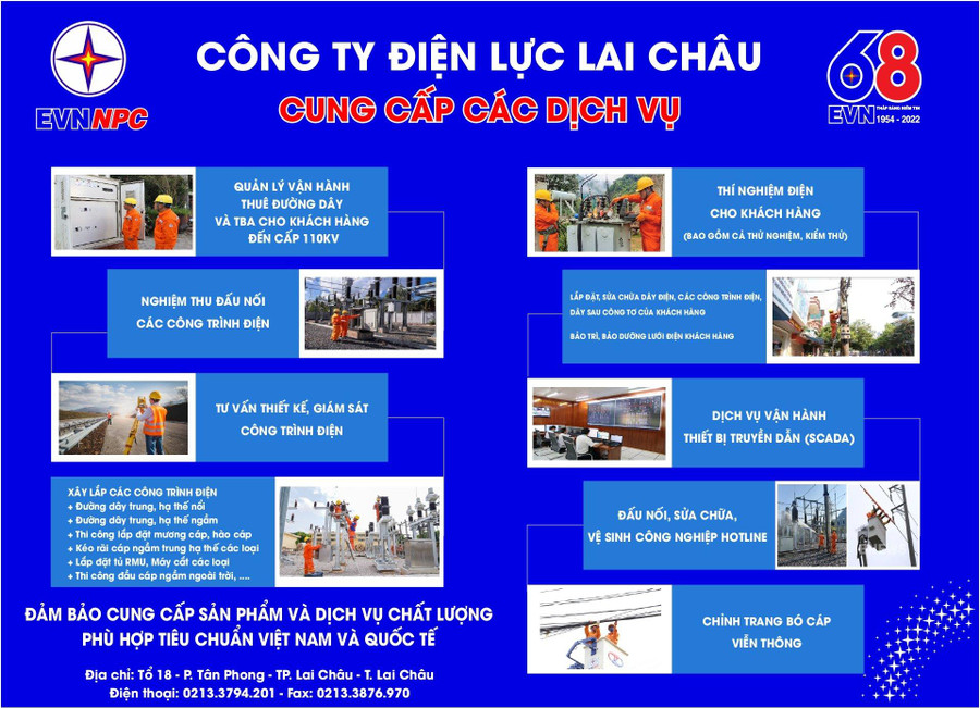 Các dịch vụ PC Lai Châu cung cấp cho khách hàng. Các dịch vụ PC Lai Châu cung cấp cho khách hàng.