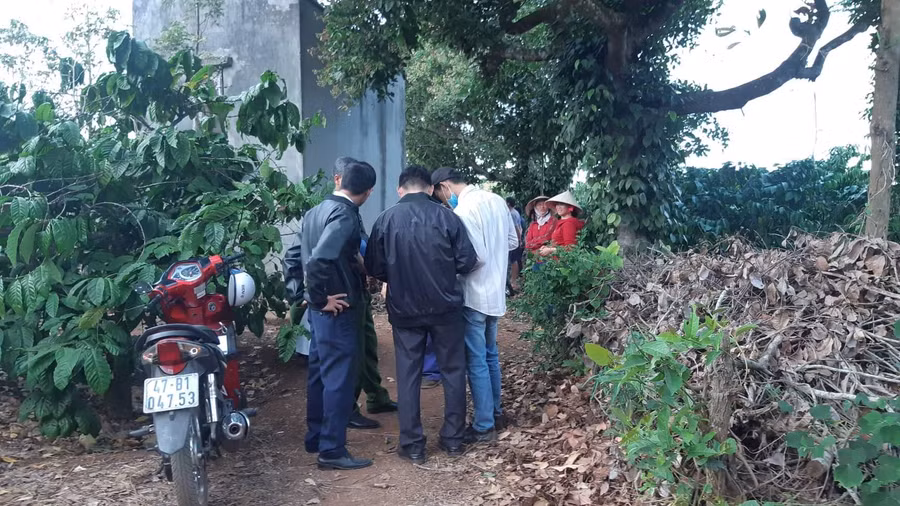 Hiện trường nơi phát hiện thi thể chị H.