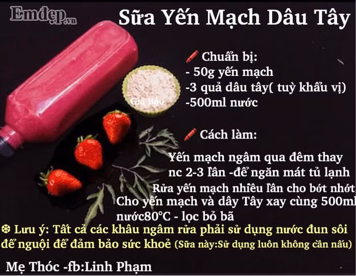Mẹ Hải Dương bật mí 30 CÔNG THỨC SỮA HẠT cực thơm ngon, bổ dưỡng, bé mê tít, lớn nhanh như thổi