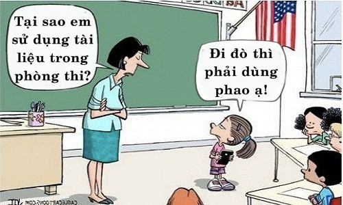 Lý do học trò dùng phao thi ảnh 1 Lý do học trò dùng phao thi