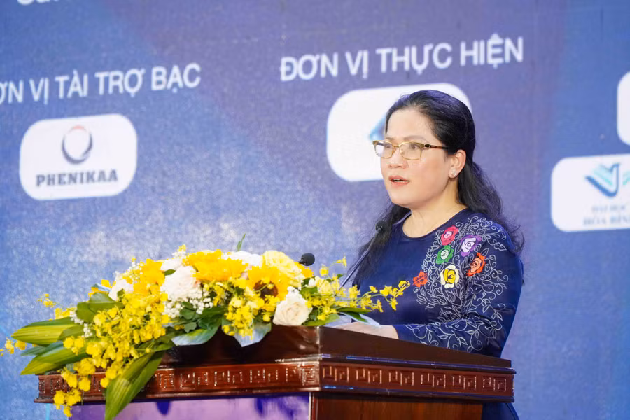 Thứ trưởng Nguyễn Thị Kim Chi đánh giá cao về công tác tổ chức Ngày hội.