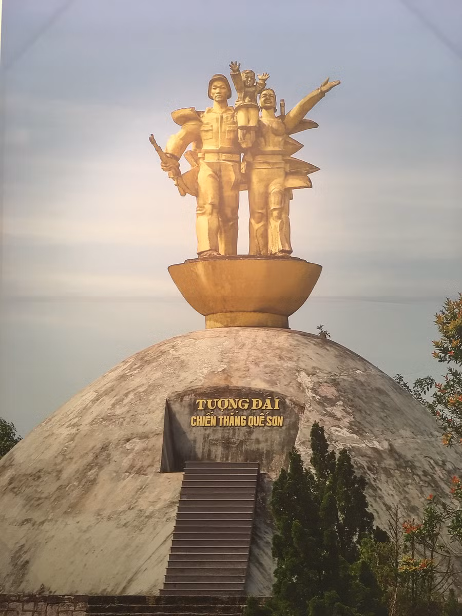 Tượng đài “Chiến thắng Quế Sơn” – một trong những tác phẩm nhận được giải thưởng Hồ Chí Minh năm 2016