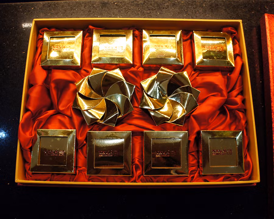 Mẫu bánh rất bắt mắt và sang trọng được tung ra thị trường